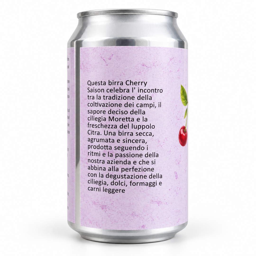 Birra Artigianale con Ciliegia Moretta Cherry Saison 33 cl