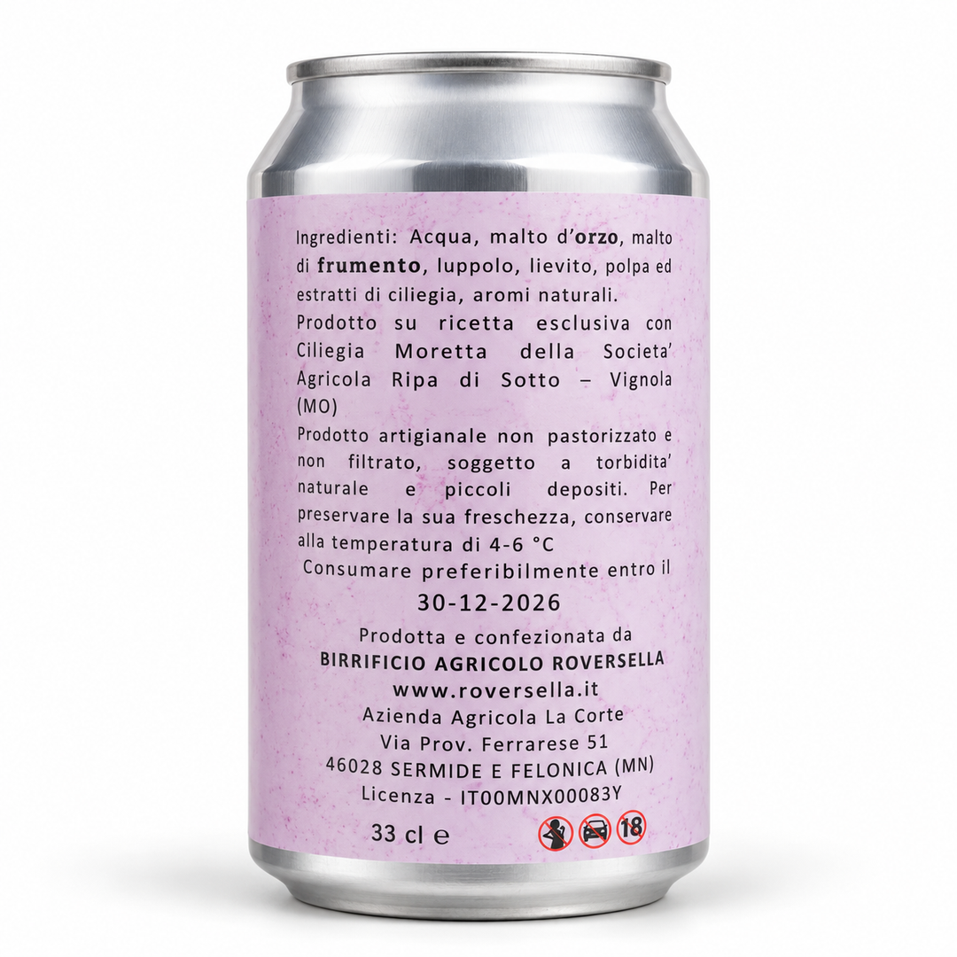 Birra Artigianale con Ciliegia Moretta Cherry Saison 33 cl