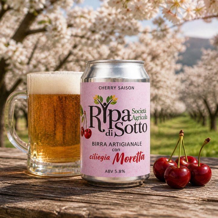 Birra Artigianale con Ciliegia Moretta Cherry Saison 33 cl