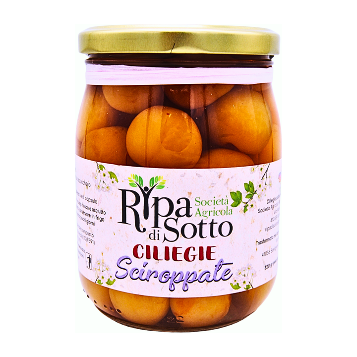 Ciliegie Sciroppate varietà Gold - 500 gr. Modena Food Boutique