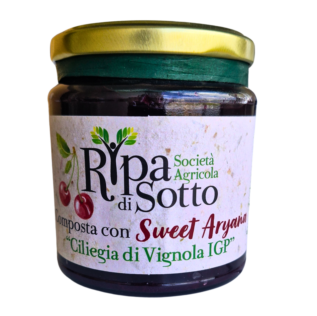 Composta di Ciliegia Sweet Aryana - 320 gr. SENZA ZUCCHERI AGGIUNTI