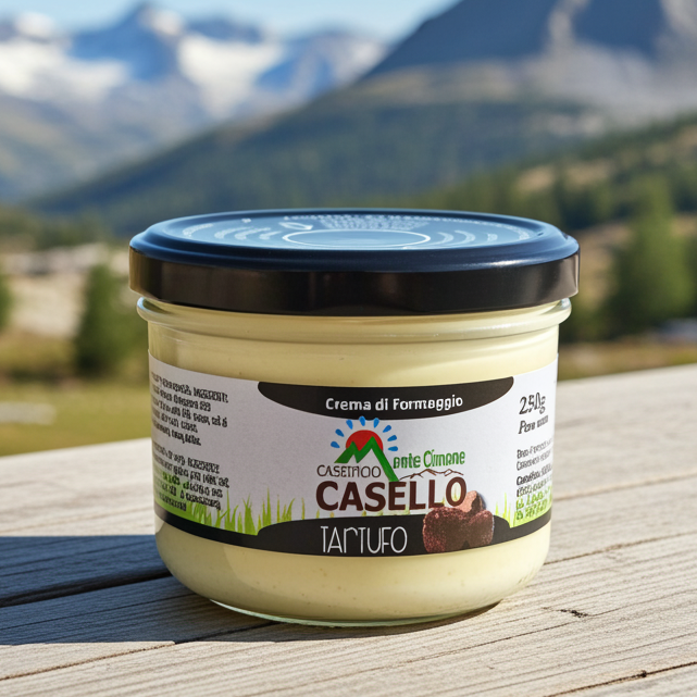 Crema di Formaggio Naturale al Tartufo