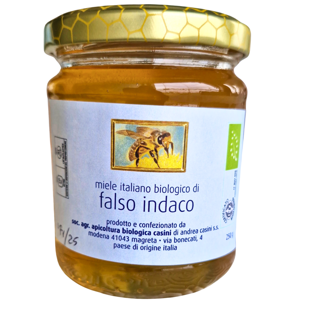 Miele Biologico grezzo di Falso Indaco