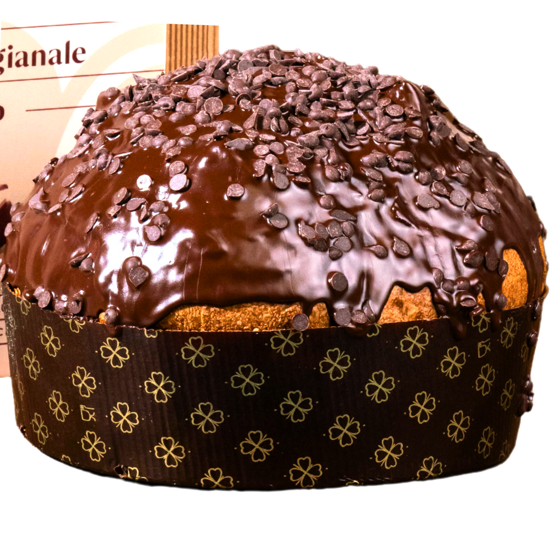 PANETTONE AU CHOCOLAT ARTISANAL À LONGUE PORTÉE