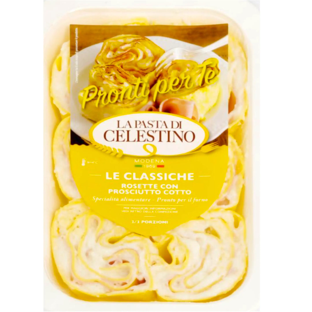 Rosette con prosciutto cotto morbide e fragranti tipiche della tradizione emiliana da cuocere in forno