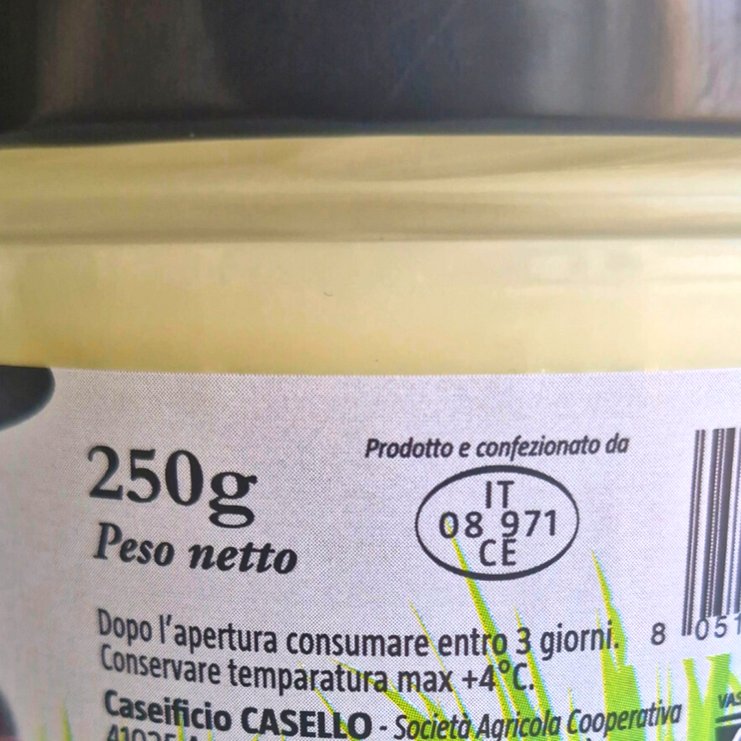 Crema di Formaggio Naturale al Tartufo