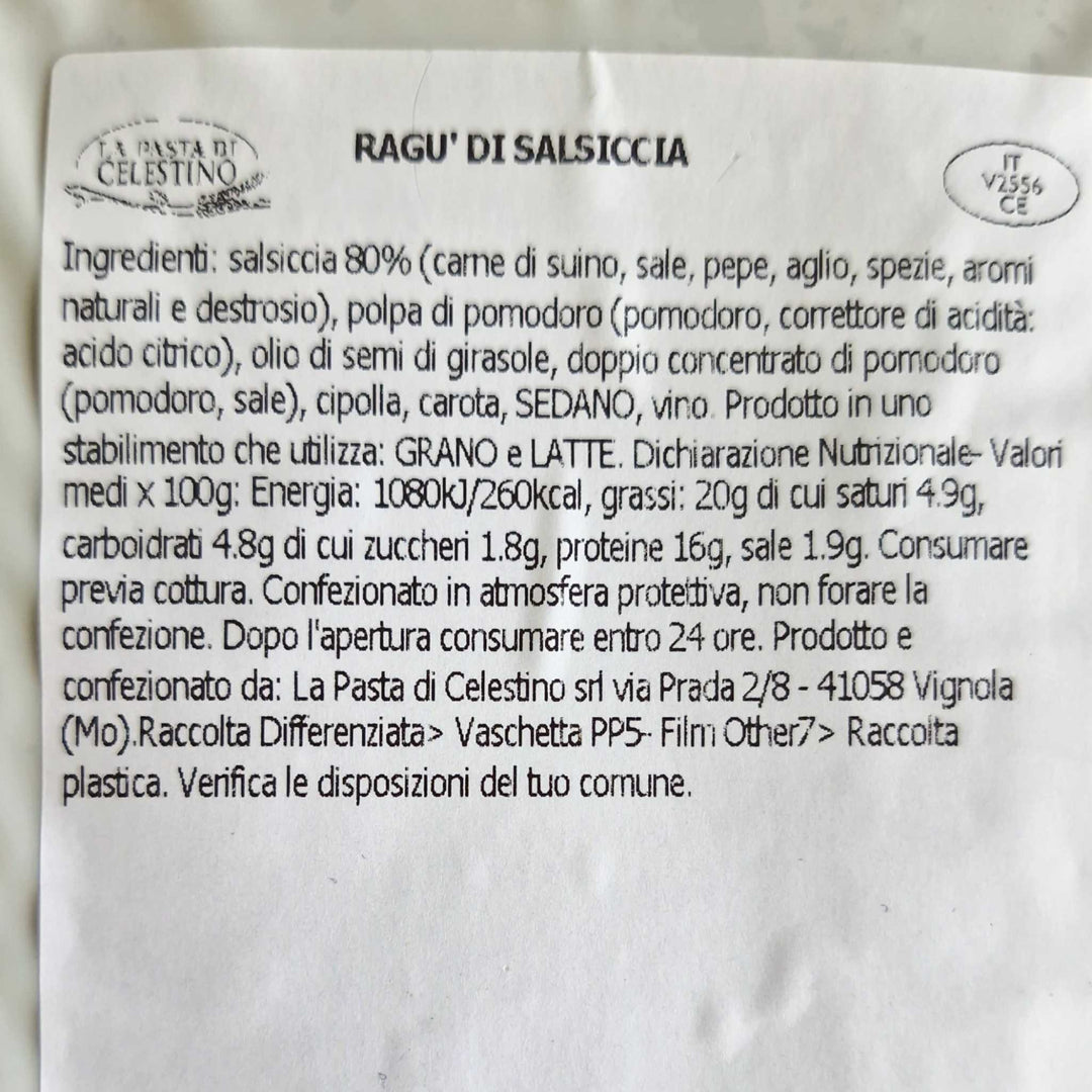 Ragù di Salsiccia